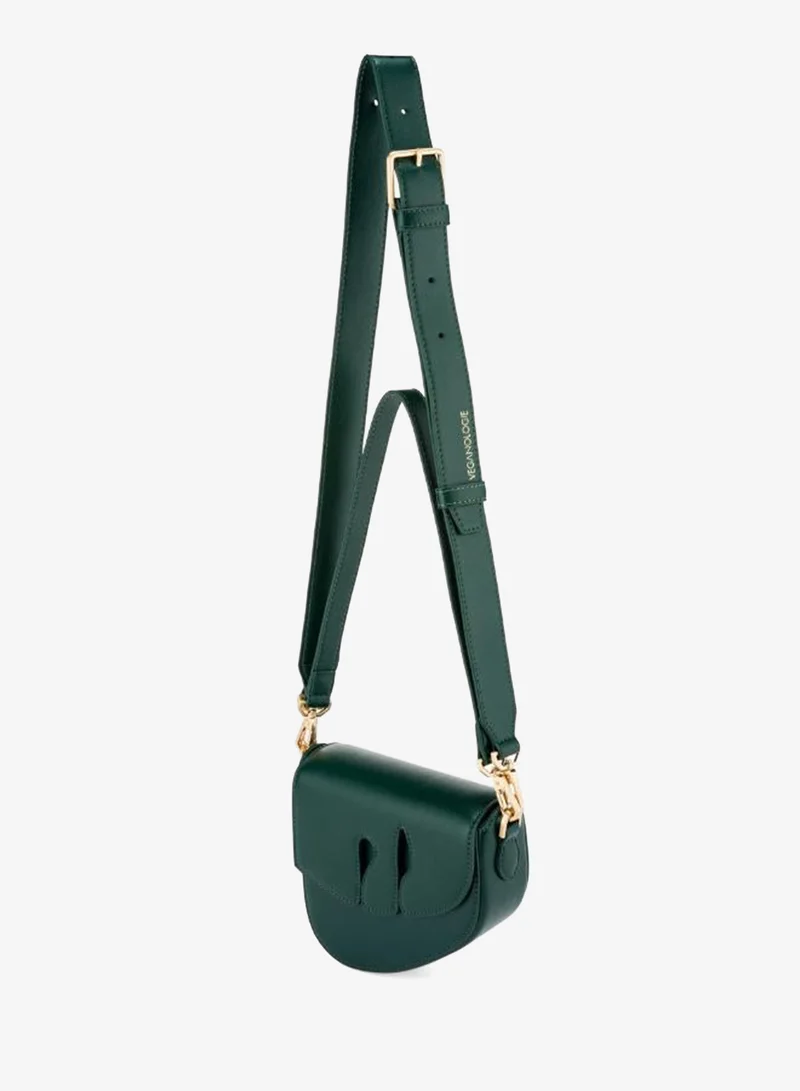 Veganologie  Pebble Bag in Green Made From 1 Bamboo Stem for Women | Best Price UAE