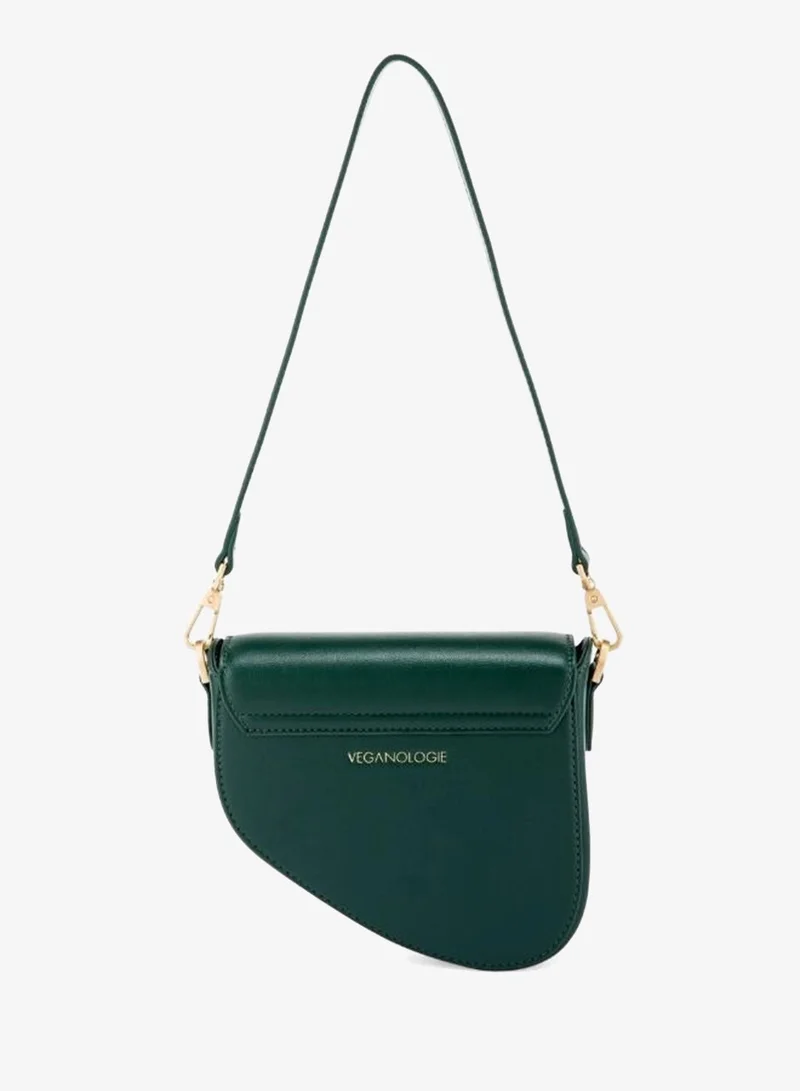 Veganologie Pebble Bag in Green Made From 1 Bamboo Stem