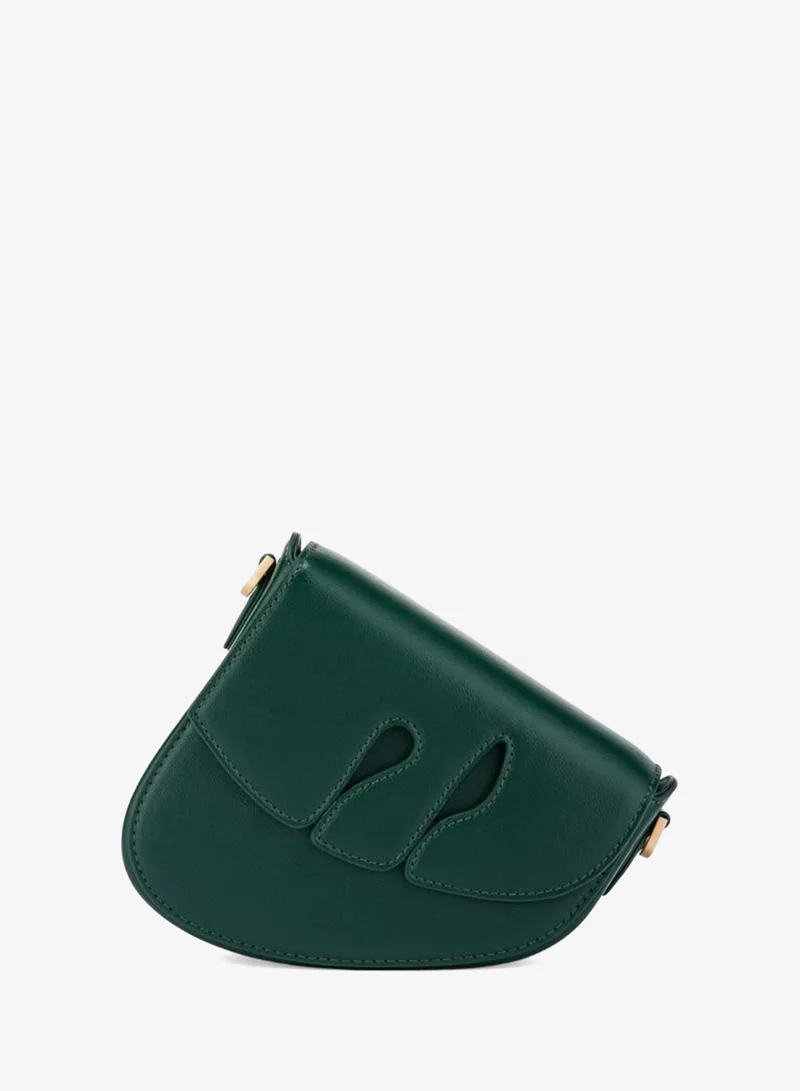 Veganologie  Pebble Bag in Green Made From 1 Bamboo Stem for Women | Best Price UAE