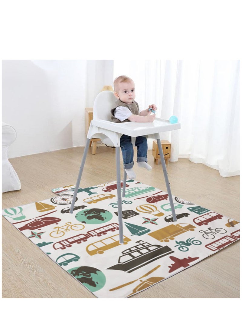 insular - Portable Children's Crawling Mat with Traffic Pattern Print 1 Piece - Image 1