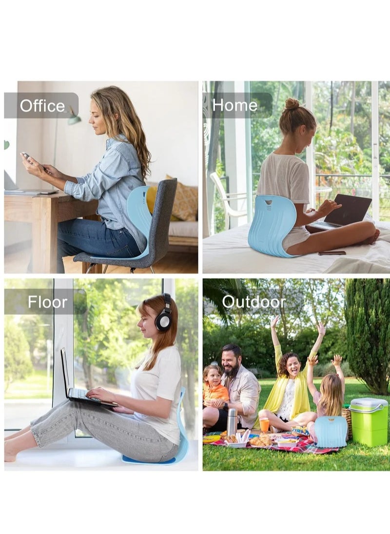 MIXDE - Seat Cushion and Lumbar Support Pillow Orthopedic Memory Foam Chair Back Cushion for Sciatica Lower Back & Tailbone Pain Relief, Adjustable Recliner Ergonomic Washable Versatile Pad for Car Office - Image 1
