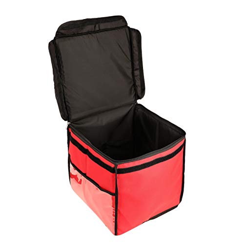999 Standard Insulated Meal Delivery 47L Bag (RED) Branded Premiun Quality Food Carry On Bike Pickup Backpack. - Image 1