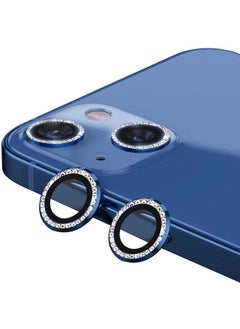 iPhone 13 Compatible Zore Cl-06 Camera Lens Protector-Blue