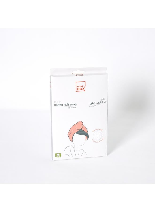 ATLANTA Solid Cotton Hair Wrap Towel 68X23 Dusty Pinkskip Description - Image 4