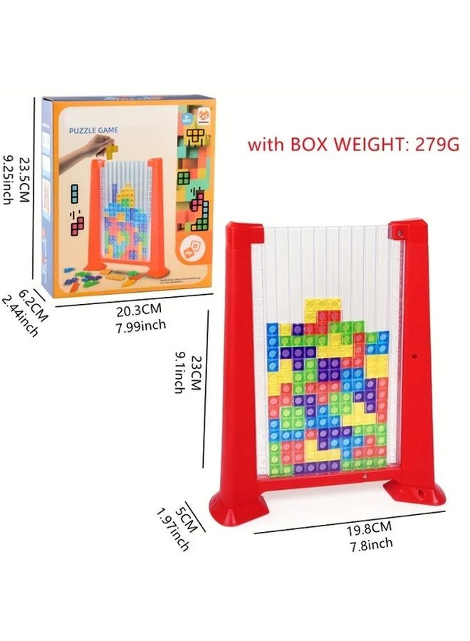 نيوسني لعبة مكعبات البناء ثلاثية الأبعاد للأطفال تعليمية إبداعية حمراء محمولة مادة بولي بروبيلين هدية - Image 3