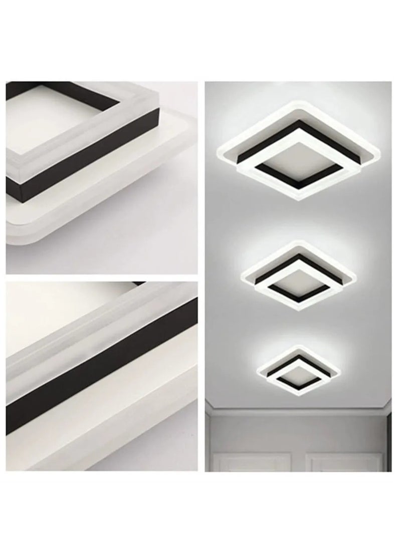 Goeco Square Led Ceiling Light, Ceiling Lamp, Modern LED Ceiling Light Fixture for Living Room, Bedroom, Kitchen  - Image 2