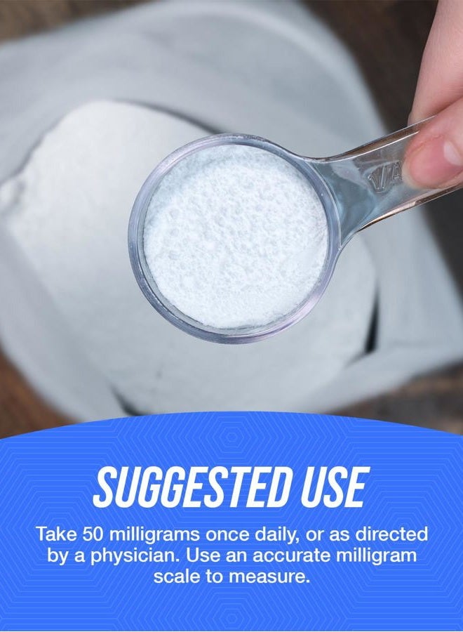 BulkSupplements .com Pyridoxine HCl Powder - Vitamin B6 Supplement, Vitamin B6 50mg - for Immune Support, Gluten Free, 50mg of Pyridoxine B6 per Serving, 250g (8.8 oz) (Pack of 1) - Image 4