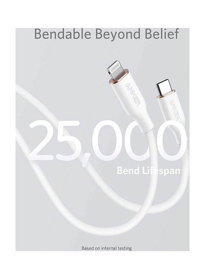 Anker PowerLine III Flow USB-C to Lightning Cable (3ft/0.9m) - Image 4