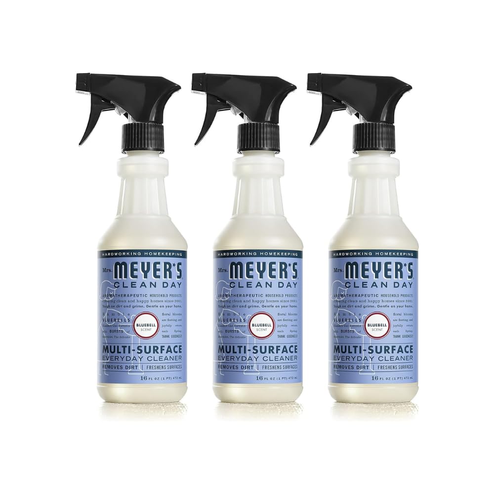 Mrs. Meyer's All-Purpose Cleaner Spray, Bluebell, 16 fl. oz - Pack of 3