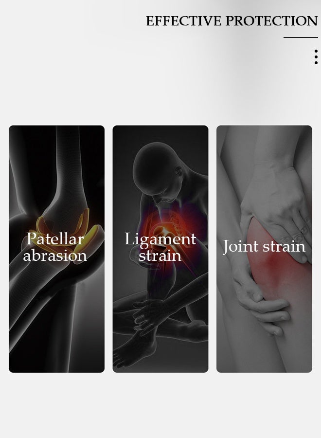 DUNISO 1PCS Knee Pad Knee Brace with Side Stabilizers and Patella Gel Pads Adjustable Compression Knee Support Braces for Knee Pain Meniscus Tear ACL MCL Arthritis Joint Pain Relief Injury Recovery - Image 5