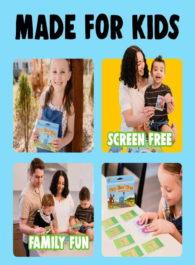 Play Nine Kids: Mini Golf Card Game – Learn and Match Numbers, Fun Math & Strategy Skills for Kids - Family Board Game – Easy to Learn, Educational Number Matching – 2-4 Players, Ages 3+ - Image 2