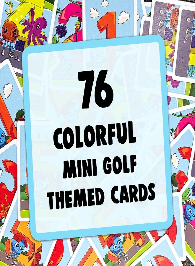 Play Nine Kids: Mini Golf Card Game – Learn and Match Numbers, Fun Math & Strategy Skills for Kids - Family Board Game – Easy to Learn, Educational Number Matching – 2-4 Players, Ages 3+ - Image 3