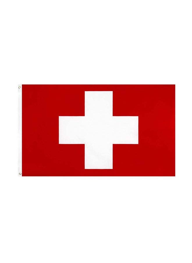 THE BABA - Switzerland Swiss Flag 2'X3' (60X90Cm) For Euro 2024 - Good Quality - Indoor And Outdoor Use - Image 1