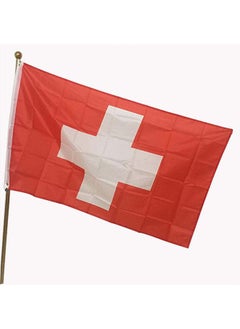 THE BABA Switzerland Swiss Flag 2'X3' (60X90Cm) For Euro 2024 - Good Quality - Indoor And Outdoor Use  - Image 5