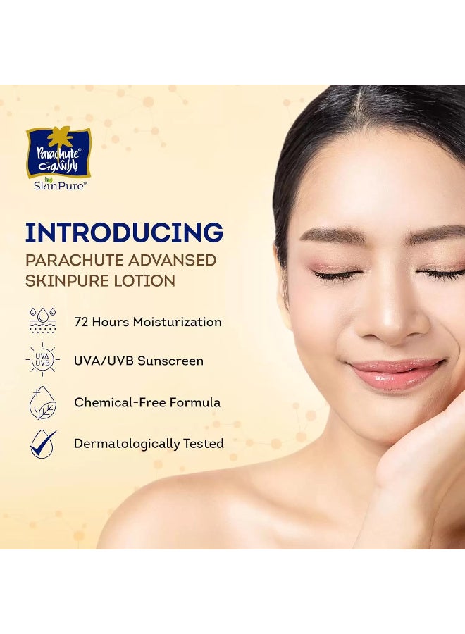 باراشوت لوشن الجسم المشرق سكين بيور بالكاكاو وفيتامين B5 من باراشوت 400 مل - Image 4