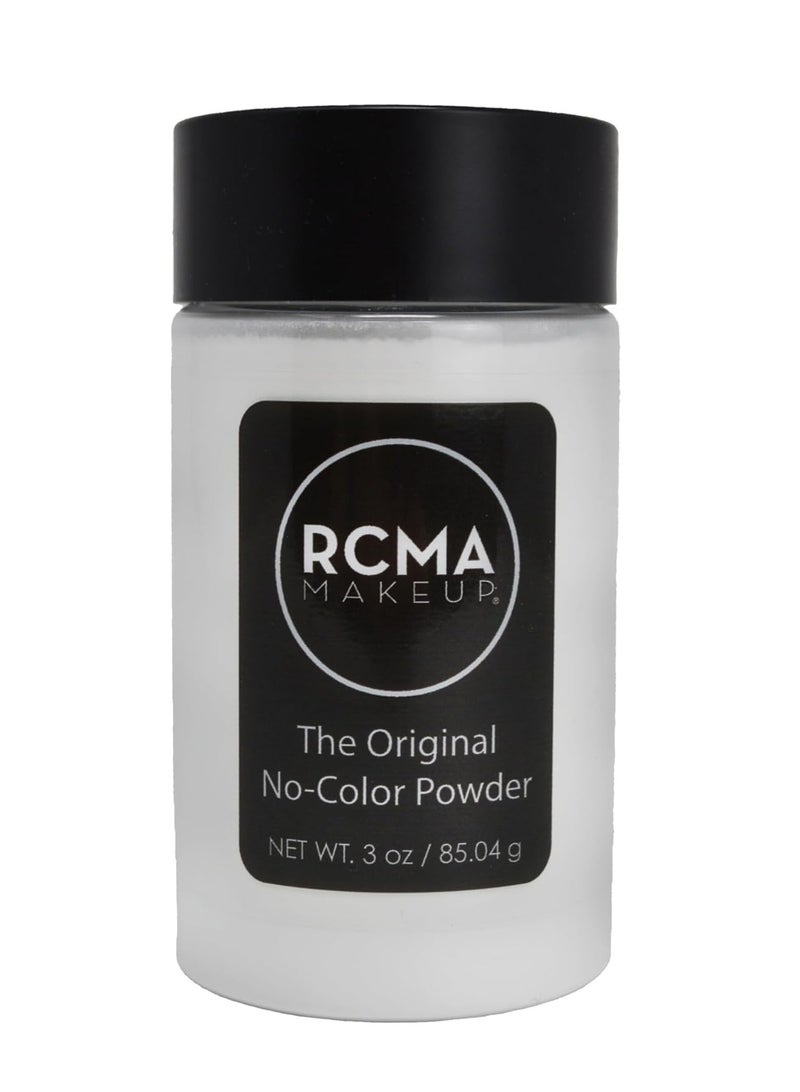 RCMA ميك أب بودرة RCMA "الأصلية" بدون لون بدون صبغة بدون عطر لمسة نهائية خالية من العيوب مكياج احترافي - زجاجة ذات غطاء رج 3 أونصات - مكياج يومي/أفلام، أبيض - Image 1