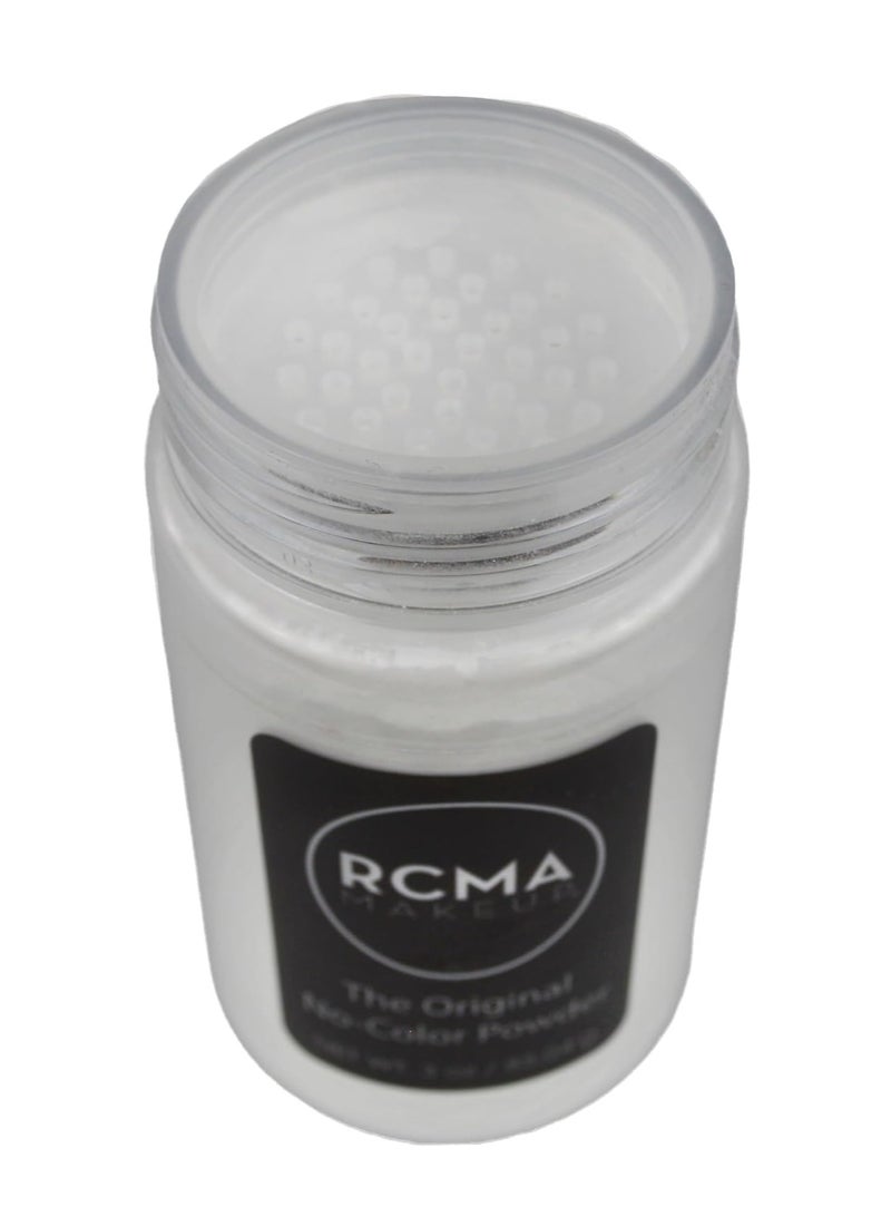 RCMA ميك أب بودرة RCMA "الأصلية" بدون لون بدون صبغة بدون عطر لمسة نهائية خالية من العيوب مكياج احترافي - زجاجة ذات غطاء رج 3 أونصات - مكياج يومي/أفلام، أبيض - Image 2