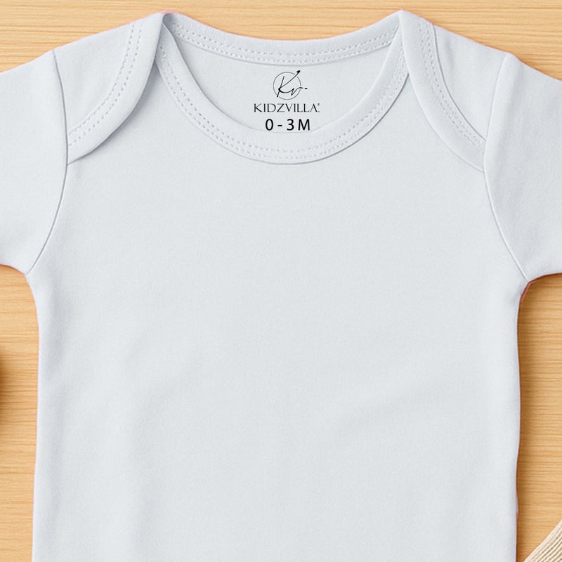 Kidzvilla Baby Short Sleeve Bodysuit 96002 - Image 2