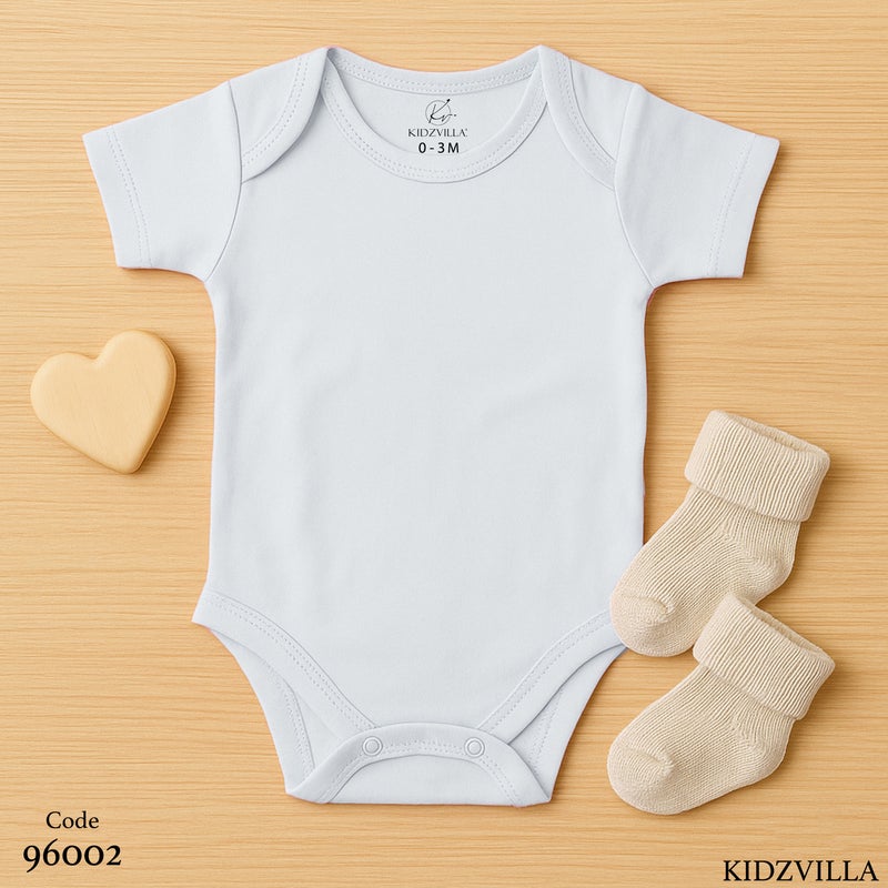 Kidzvilla Baby Short Sleeve Bodysuit 96002 - Image 1