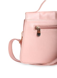 CAPRESE Caprese Poppy Solid Blush Faux Leather Medium Sling Bag  - Image 5