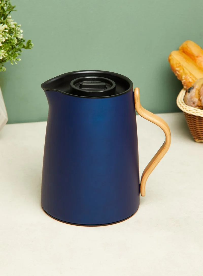 Stelton Emma Vacuum Tea Jug Flask 1L - Blue for Women | Best Price UAE