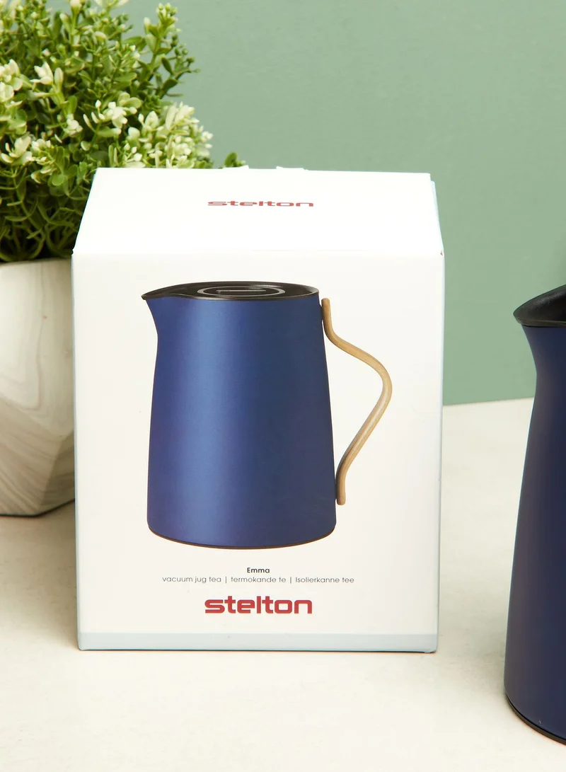 Stelton Emma Vacuum Tea Jug Flask 1L - Blue for Women | Best Price UAE