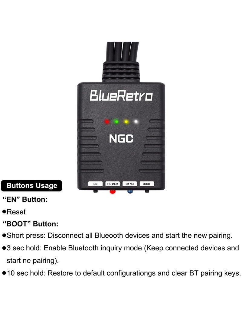 SYOSI - SYOSI Wireless Controller Adapter for Nintendo Gamecube Console, Compatible for PS3, PS4, PS5, Switch Pro, Joycon, Xbox One, Series X/S Bluetooth Controller to NGC System - Image 1