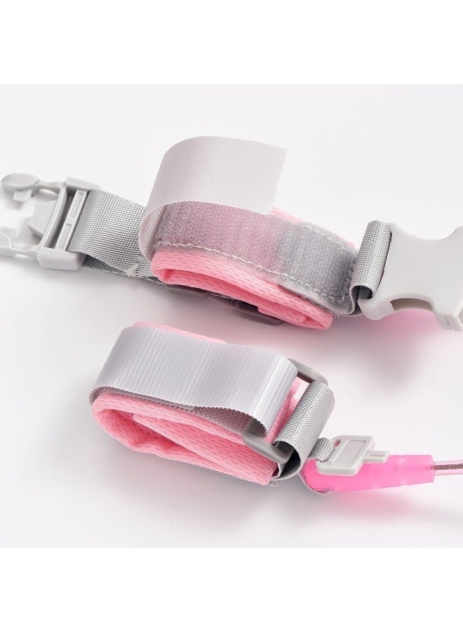 Toddler Anti Lost Safety Harness Walking Leash, Child Wrist Link with Key Lock, 2M Adjustable Kids Safety Leash, 360° Rotating Stretchable Rope, Comfortable Wristband for Baby Boys Girls, Travel, Shopping, Outdoor Walking - Image 4
