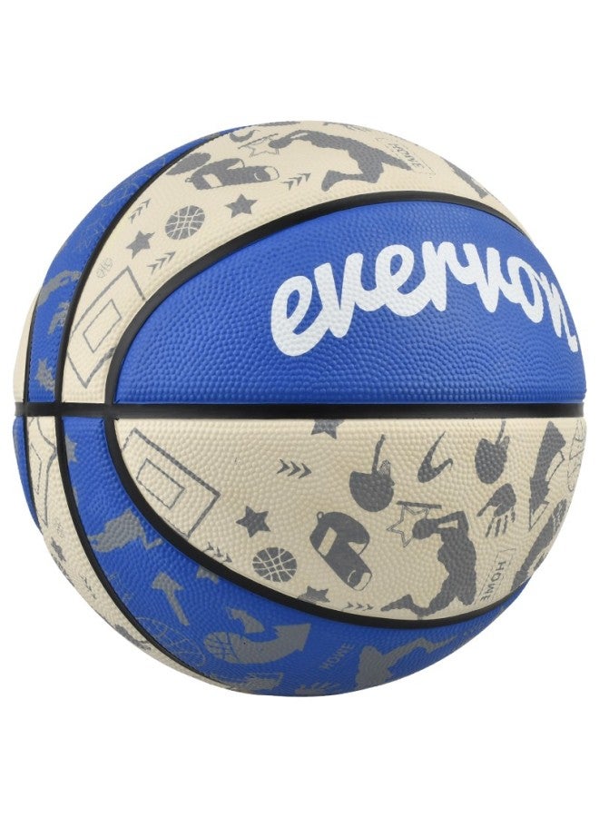 Evervon Basketball, Non-slip And Wear-resistant, For Adults And Children, Compeion And Training Use, Size 7 Rubber, School Group Purchase, Ebx-7051 - Image 5