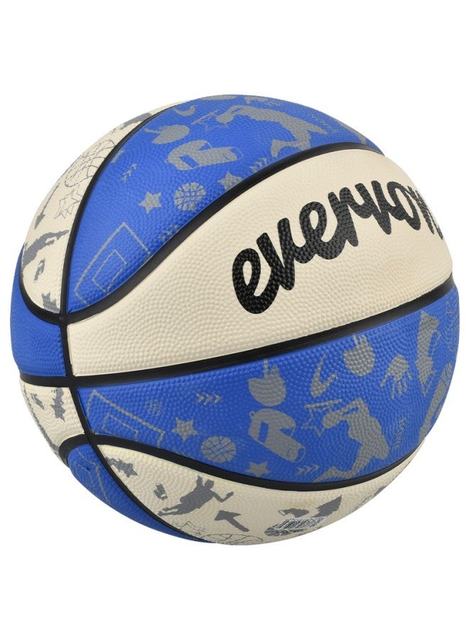 Evervon Basketball, Non-slip And Wear-resistant, For Adults And Children, Compeion And Training Use, Size 7 Rubber, School Group Purchase, Ebx-7051 - Image 2