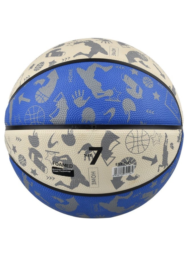 Evervon Basketball, Non-slip And Wear-resistant, For Adults And Children, Compeion And Training Use, Size 7 Rubber, School Group Purchase, Ebx-7051 - Image 4