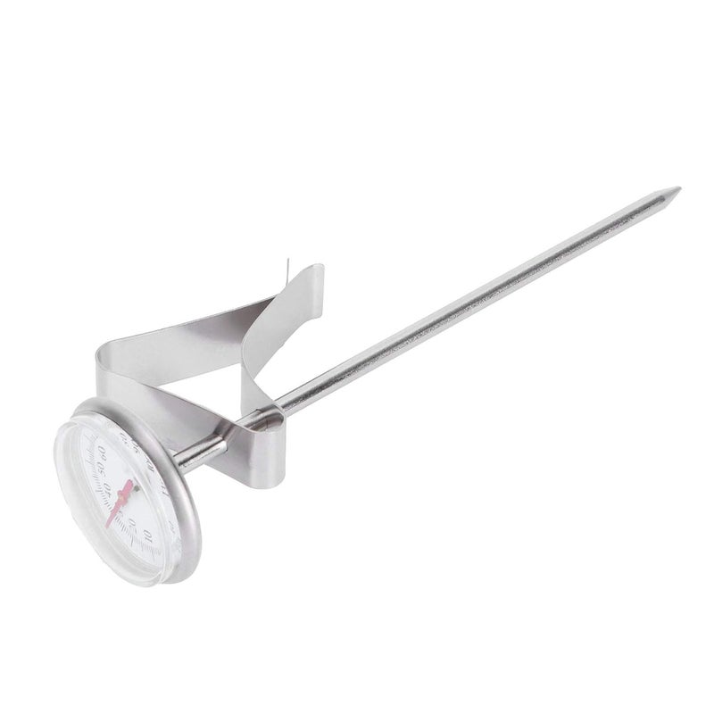 Wide usage compatibility Kitchen Thermometer, Pointer dial no Battery Needed, high Speed Induction Accurate Measurement -10 to 110, Long Probe Adjustable Hook, with Stainless Steel Material, for Milk Daily repeated use trusted quality - Image 1