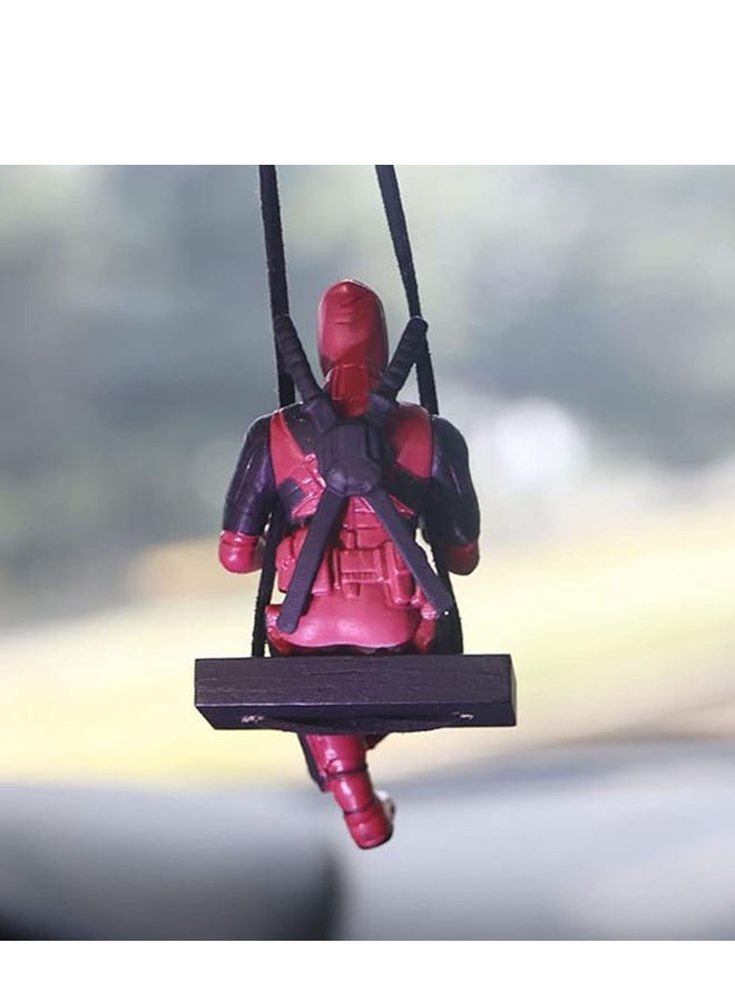 Happy D Little Cheap Deadpool Car Decoration Accessories Car Mirror Suspension Accessories - Image 4