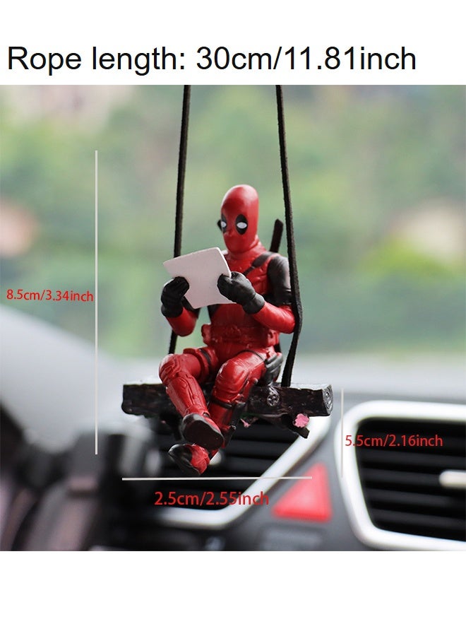 Happy D Little Cheap Deadpool Car Decoration Accessories Car Mirror Suspension Accessories - Image 5
