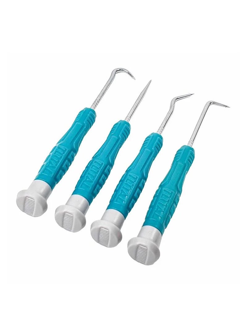 توتال TPHSK0401 مجموع اختيار وخطاف مجموعة 4 قطع اختيار هوك مجموعة كامل هوك اختيار مستقيم 45 درجة اختيار ° اختيار 4 قطع  - Image 2