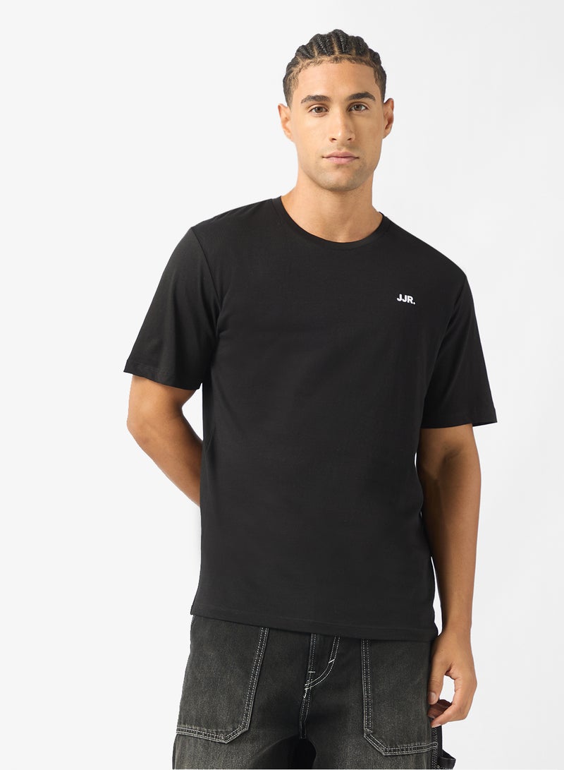 JJ Rebel Logo Regular Crew Neck T-Shirt - Image 1