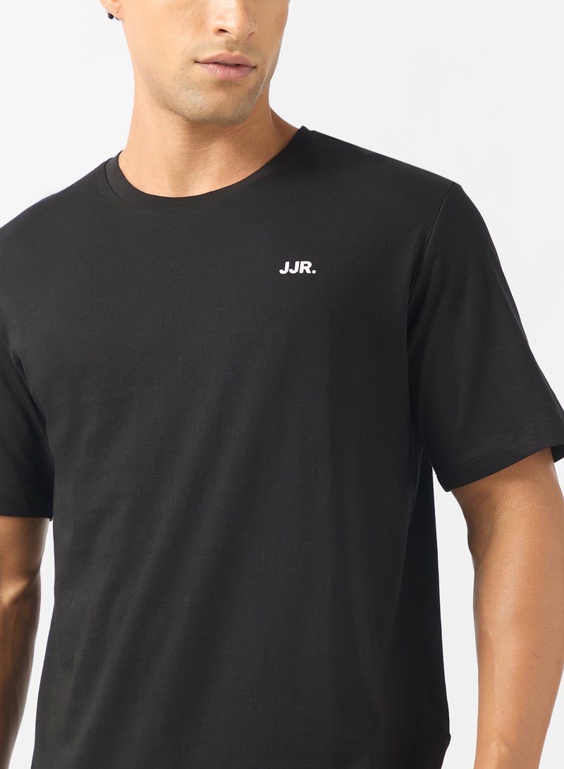 JJ Rebel Logo Regular Crew Neck T-Shirt - Image 3