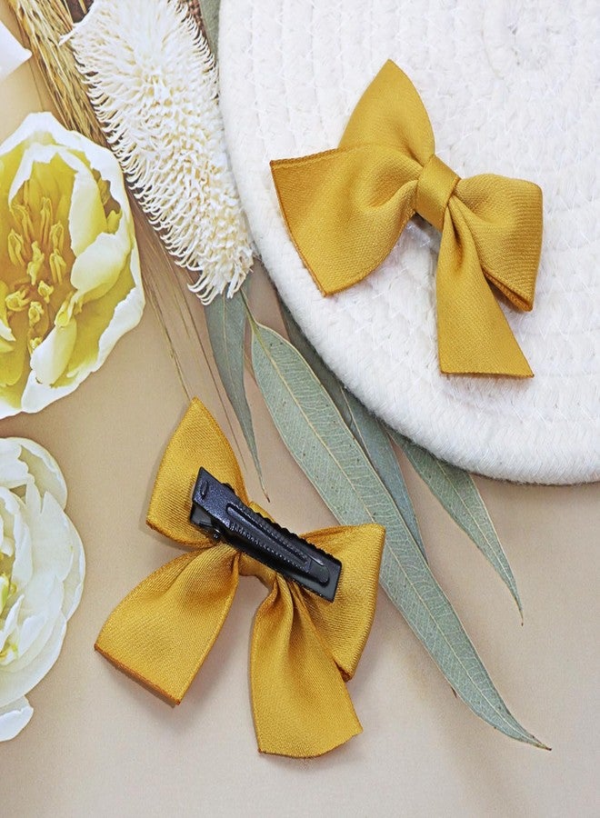 Penta Angel Hair Bow Clips 20Pcs 2.36 Inch Small Cute Bowknot Hair Alligator Barrettes Hair Accessories for Women Girls (Mixed Color) - Image 3