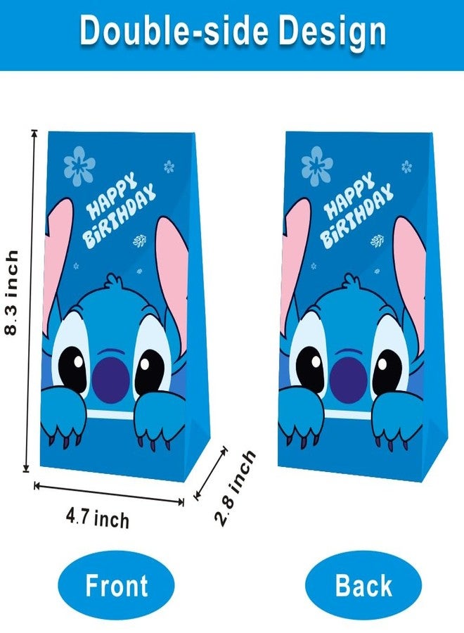 ARHAVI 12Pcs Stitch Party Gift Bags Goodie Bags, Stitch Birthday Party Supplies for Kids Birthday Decorations - Image 2
