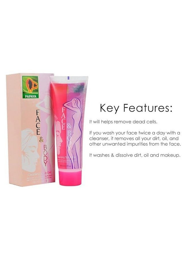 SKYUNION Face And Body Cleansing Strawberry Gel Scrub - Image 5