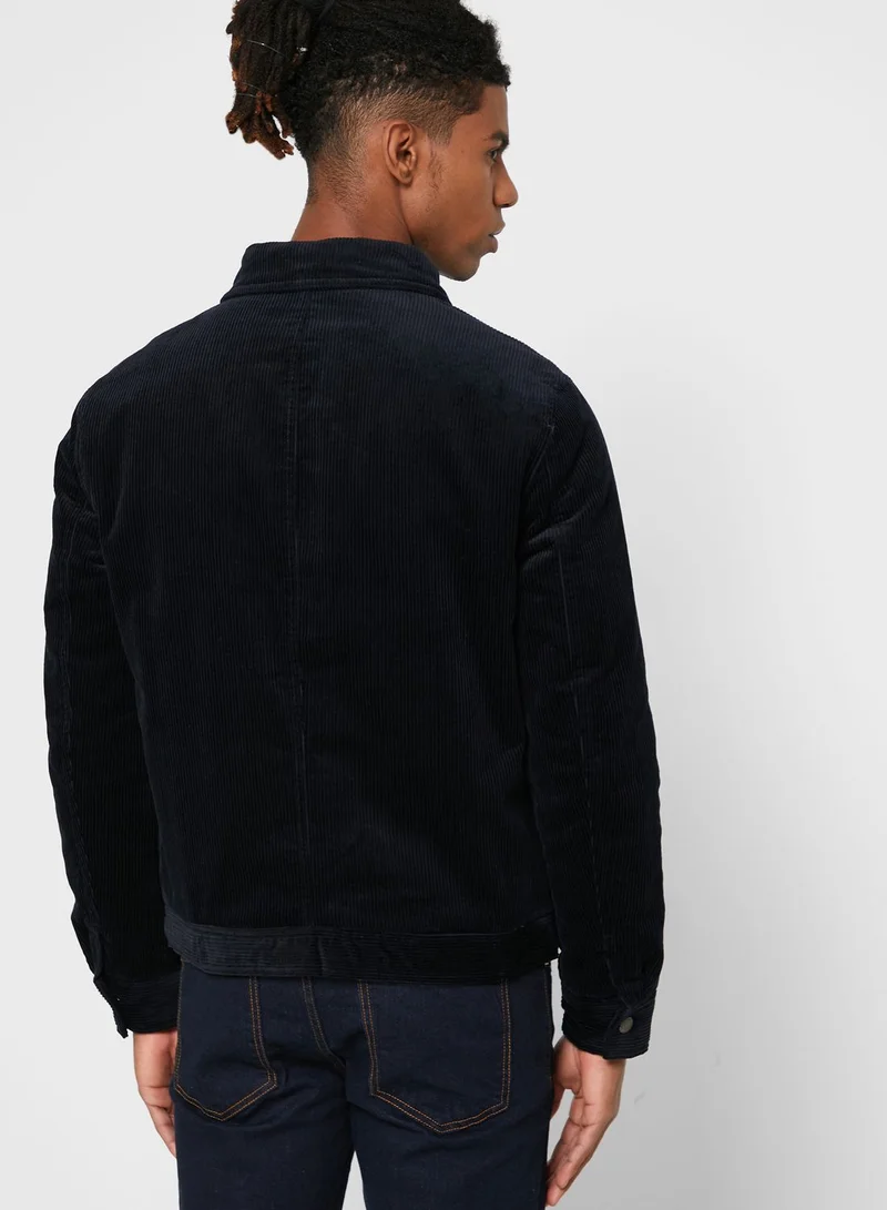 TOPMAN Corduroy Harrington Jacket