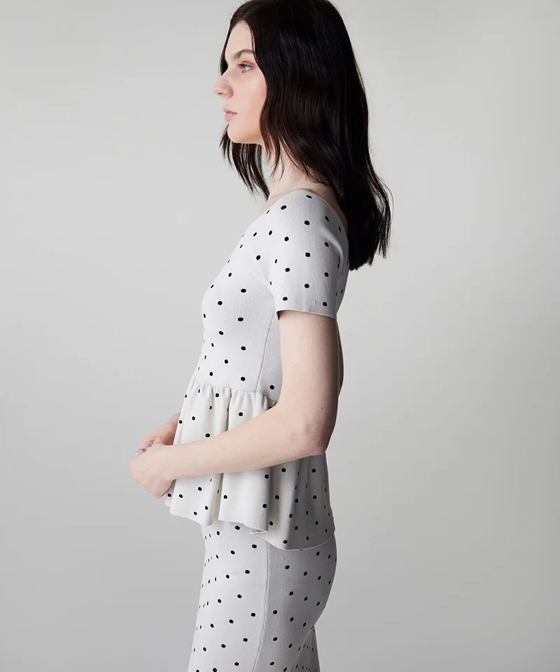 Ipekyol  Polka-Dot Knit Top for Women | Best Price UAE