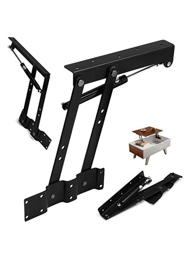 1 Pair Lift Up Top Coffee Table Mechanism Spring Hinge Hardware Fitting Table Hinge For Furniture Accessories Multi Functional Pneumatic Gas Spring Lift Support For Coffee Table  - Image 1