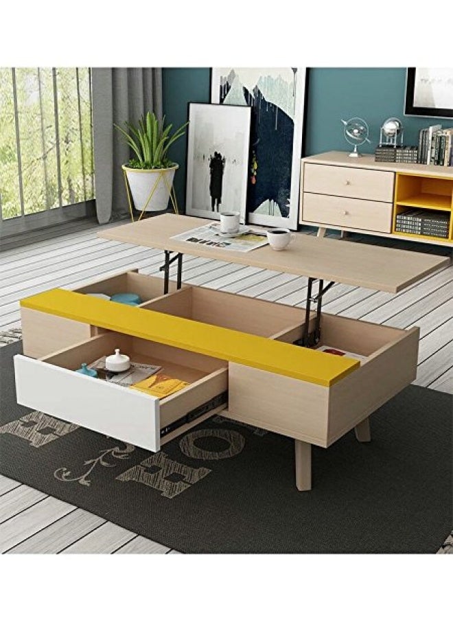 1 Pair Lift Up Top Coffee Table Mechanism Spring Hinge Hardware Fitting Table Hinge For Furniture Accessories Multi Functional Pneumatic Gas Spring Lift Support For Coffee Table  - Image 3