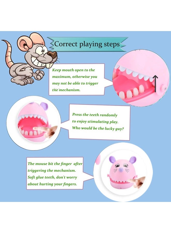 ShebSheb Mouse Bite Finger Game,Mice Biting Finger Toy,Teeth Toys Game for Kids,Stress Relief Toys for Children - Image 2