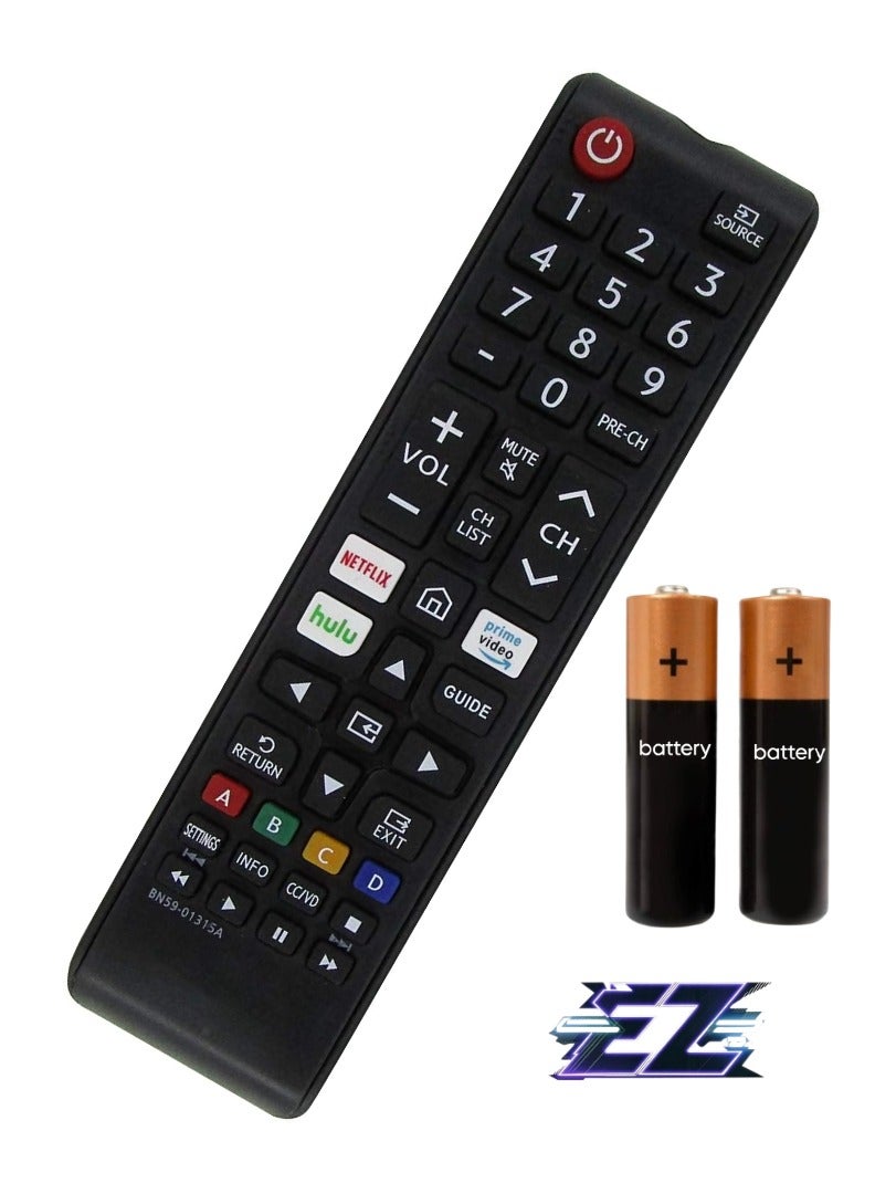ELTRAZONE Replacement Remote Control for Samsung TU7000 Crystal UHD 4K Smart TV – Compatible with Models UN43TU7000FXZA, UN50TU7000FXZA, UN55TU7000FXZA, UN58TU7000FXZA, UN65TU700FXZA, UN70TU700FXZA, UN75TU7000FXZA - Image 1