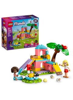 LEGO Friends Guinea Pig Playground Set, Building Toy Playset for 6 Plus Year Old Girls, Includes 2 Mini Dolls and 2 Animal Figures for Imaginative Play 42640 (86 pieces)  - Image 1