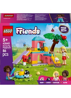LEGO Friends Guinea Pig Playground Set, Building Toy Playset for 6 Plus Year Old Girls, Includes 2 Mini Dolls and 2 Animal Figures for Imaginative Play 42640 (86 pieces)  - Image 2