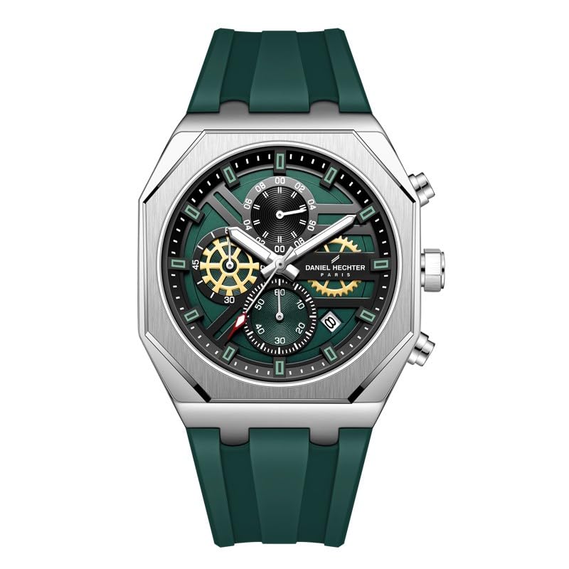 Daniel Hechter Analogue Green Dial Men's Watch-DHM1007-02 - Image 1