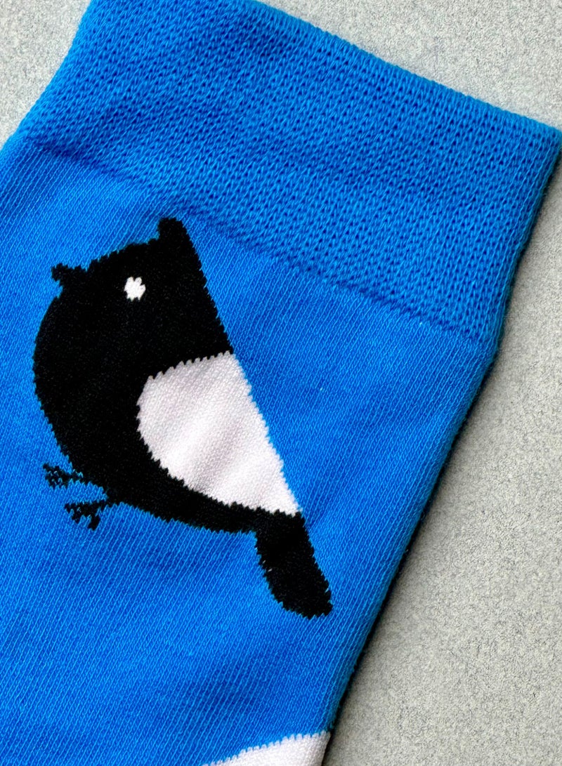 The Socks Hype 3 Pairs Unisex Bird Socks for Men Women - Comfortable Cotton Blend | Suitable for 35-42 Sizes | Charming Nature Design, Perfect for Animal Lovers - Image 2